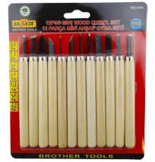 Sakata WD 1008 Ahşap Oyma Seti 12 Parça