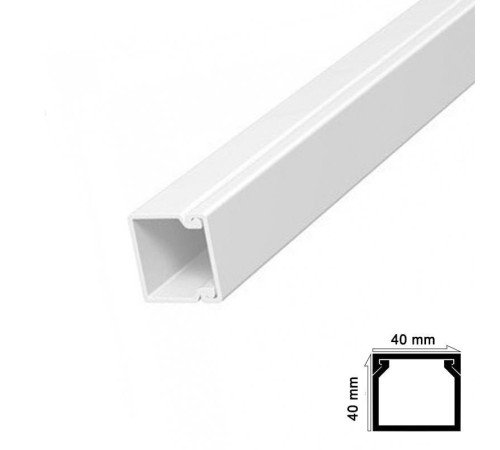 Kablo Kanalı 40x40 mm 2 Metre Kablo Kanalı 40x40 mm 2 Metre