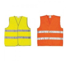 Sarı Reflektörlü Fosforlu İkaz Yeleği