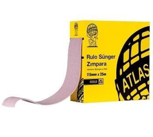 Atlas Gold 120 Kum Sünger Zımpara 115 mm 1 Metre Atlas Gold 120 Kum Sünger Zımpara 115 mm 1 Metre