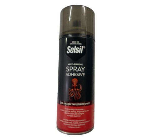 Selsil Çok Amaçlı Sprey Yapıştırıcı 400 ml Selsil Çok Amaçlı Sprey Yapıştırıcı 400 ml