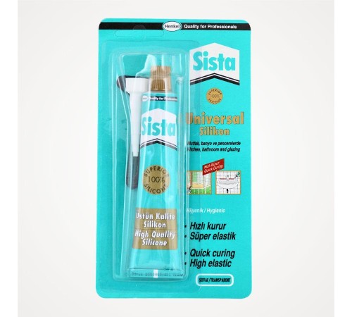 Sista Üniversal Silikon Tüp 50 Gr Şeffaf Sista Üniversal Silikon Tüp 50 Gr Şeffaf