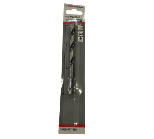Bosch Pointteq Altıgen Şaftlı Hss Matkap Ucu 9,5 mm Bosch Pointteq Altıgen Şaftlı Hss Matkap Ucu 9,5 mm