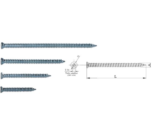 Buldex Vida 7,5X200 Dubelsiz Vida 20 cm 10 Adet Buldex Vida 7,5X200 Dubelsiz Vida 20 cm 10 Adet