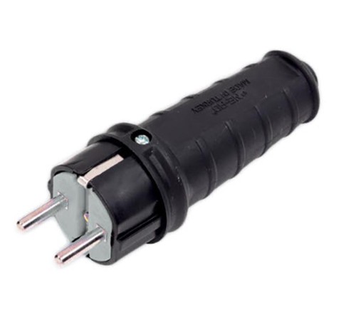Kauçuk 1 X 16 A Topraklı Erkek Fiş 220V Kauçuk 1 X 16 A Topraklı Erkek Fiş 220V