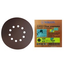 Nikon 52022 Alçı Duvar Zımparası 225X150 Kum 10 Delikli