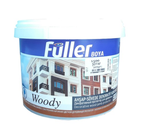 Füller Woody Su Bazlı Şeffaf Vernik 2,5 Litre Füller Woody Su Bazlı Şeffaf Vernik 2,5 Litre
