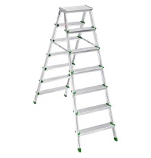 SM Saraylı 7+7 Çift Taraflı Alüminyum Merdiven
