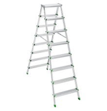 SM Saraylı 8+8 Çift Taraflı Alüminyum Merdiven