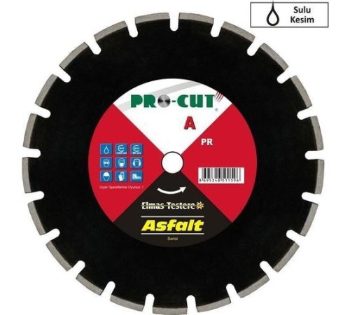 Procut 51157 A 350 Asfalt Kesme Elmas Testere 35 cm