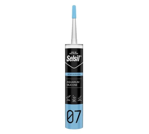 Selsil 07 Akvaryum Silikonu Şeffaf 280 ml Selsil 07 Akvaryum Silikonu Şeffaf 280 ml