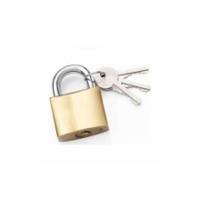 Assur Sarı Kısa Asma Kilit 25 mm