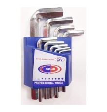 Solid 9 Parça Alyan Anahtar Takımı