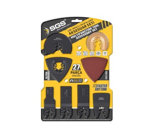 SGS 1880 Raspalama Seti 27 Parça SGS 1880 Raspalama Seti 27 Parça