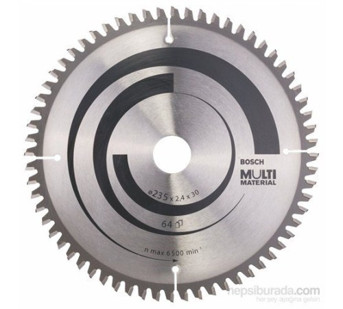 Bosch  MultiMaterial 235X2,4X30/25 mm 64 Diş Testere