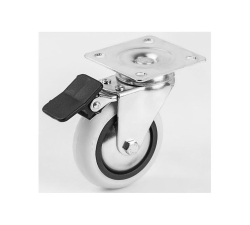 HTS 353 75x25 mm Frenli Tablalı Teker HTS 353 75x25 mm Frenli Tablalı Teker