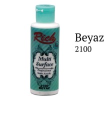 Rich Multi Surface 2100 Beyaz Akrilik Boya 120 cc