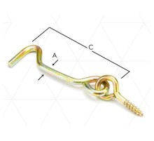 Çengelli Askı 80 No ( 5 Adet )