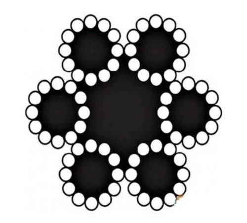 Çelik Halat 6 mm 10 Metre (6X12+7 K.ÖZ) Çelik Halat 6 mm 10 Metre (6X12+7 K.ÖZ)