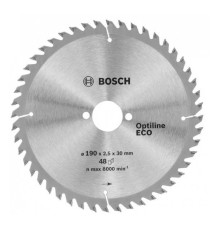 Bosch Optine Eco Daire Testere Bıçağı 190x30 mm 48 Diş 2 608 641 790