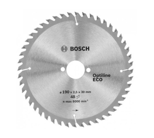 Bosch Optine Eco Daire Testere Bıçağı 190x30 mm 48 Diş 2 608 641 790 Bosch Optine Eco Daire Testere Bıçağı 190x30 mm 48 Diş 2 608 641 790