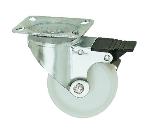 Poliamid Döner Frenli Teker 80 mm Poliamid Döner Frenli Teker 80 mm