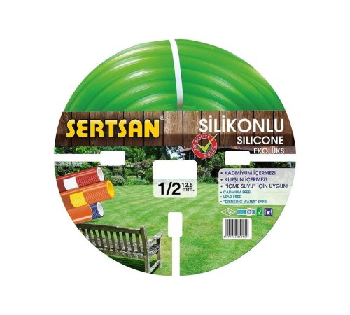 Sertsan 1/2 Ekolüks Silikonlu Hortum 15 Metre Sertsan 1/2 Ekolüks Silikonlu Hortum 15 Metre