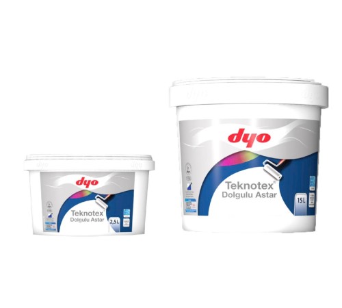 Dyo Teknotex Dolgulu Dış Cephe Astarı 15 Litre Beyaz