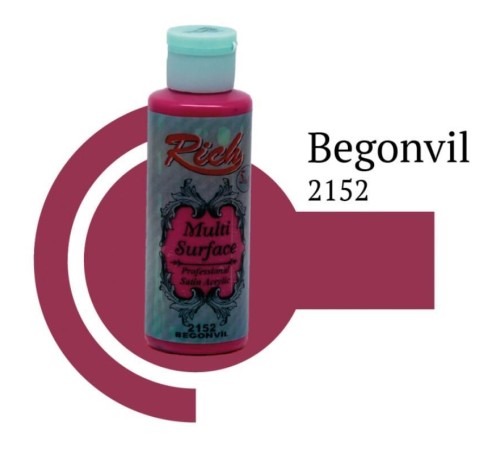 Rich Multi Surface 2152 Begonvil Akrilik Boya 120 cc