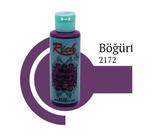 Rich Multi Surface 2172 Böğürtlen Akrilik Boya 120 cc