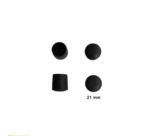 Yuvarlak Profil Dış Tapa 21 mm 4 Adet Yuvarlak Profil Dış Tapa 21 mm 4 Adet