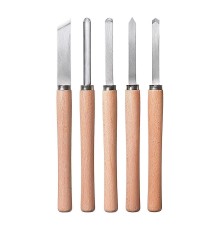 KWB 5 Parça Ahşap Torna Bıçak Seti