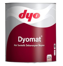 Dyomat Mat Dekorasyon Boyası 0,75 Litre Siyah