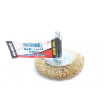 Hawk HA10129 Pimli Sarı Tel Daire Fırça 50x6 mm