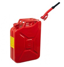 KNC 20 Litre Metal Benzin Bidonu Hortum Dahil Kırmızı