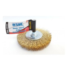 Hawk HA10131 Pimli Sarı Tel Daire Fırça 60x8 mm