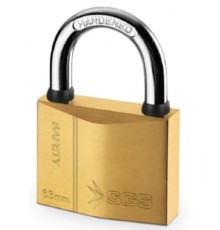 SGS 1301 Sarı Kaplama Kısa Asma Kilit 25 mm