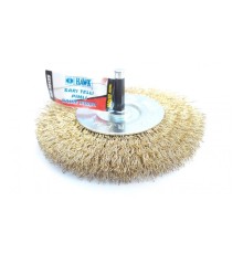 Hawk HA10135 Pimli Sarı Tel Daire Fırça 100x10 mm
