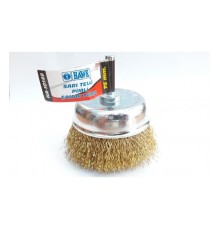 Hawk HA10149 Pimli Sarı Tel Çanak Fırça 75 mm