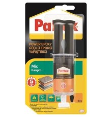 Pattex Power Epoxy Güçlü Yapıştırıcı Şeffaf 27 gr