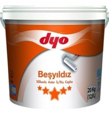 Dyo Beşyıldız Silikonlu İç Dış Astar 20 Kg Beyaz