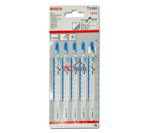 Bosch T318A Dekupaj Testeresi Bıçağı 5 Parça
