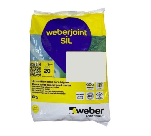 Weber Joint Sil 437 Açık Gri Derz Dolgu 2 Kg Weber Joint Sil 437 Açık Gri Derz Dolgu 2 Kg