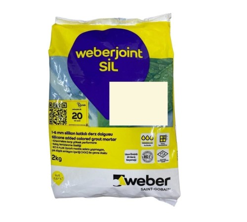 Weber Joint Sil 409 Bozdağ Krem Derz Dolgu 2 Kg Weber Joint Sil 409 Bozdağ Krem Derz Dolgu 2 Kg