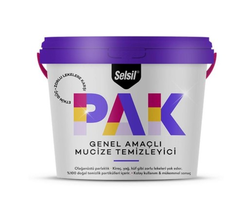 Selsil PAK Genel Amaçlı Mucize Temizleyici 500 gr Selsil PAK Genel Amaçlı Mucize Temizleyici 500 gr