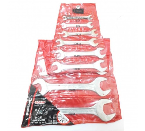Solid Açık Ağız Anahtar Takımı 12 Parça