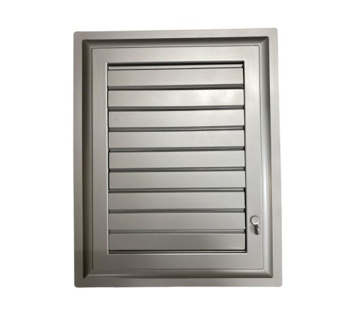 Plastik Menfez 30X30 Gümüş Banyo WC Havalandırma Plastik Menfez 30X30 Gümüş Banyo WC Havalandırma