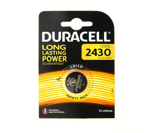 Duracell Yuvarlak Düğme Pil 2430 3 Volt Duracell Yuvarlak Düğme Pil 2430 3 Volt