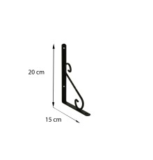 Ferforje Raf Altı No:2 Siyah