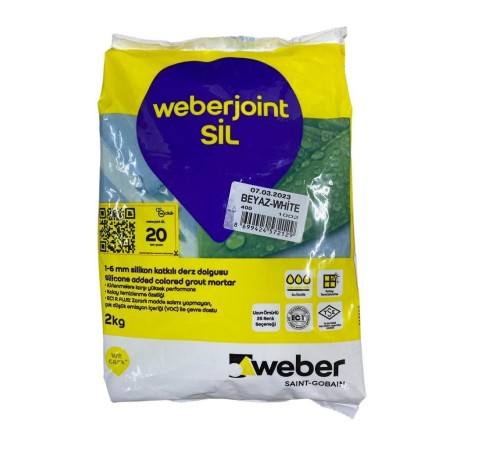 Weber Joint Sil 400 Beyaz Derz Dolgu 2 Kg Weber Joint Sil 400 Beyaz Derz Dolgu 2 Kg